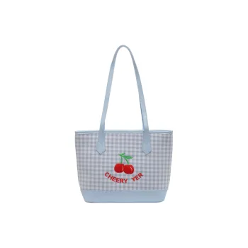 BGAY PU Shoulder Bag Women's Cherry/Dachshund