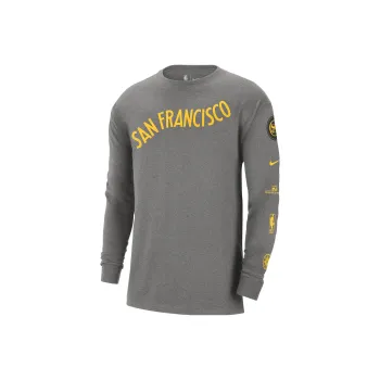 Nike Golden State Warriors 2023/24 City Edition Men's Nike Nba Max90 Long Sleeve T Shirt