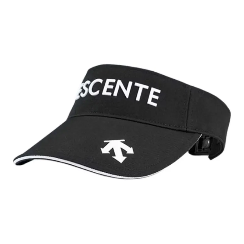 DESCENTE Polyester Sun Protection Hats Unisex Black-0