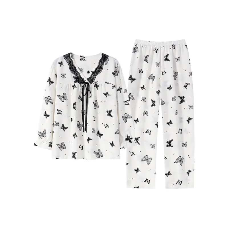 Herbal Primer Pajama Set Women's Combo Set-0