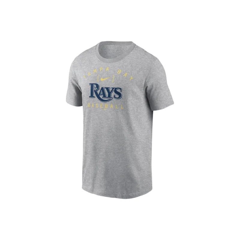 Nike Tampa Bay Rays Home Team Athletic Arch T-Shirt Men's Gray-0