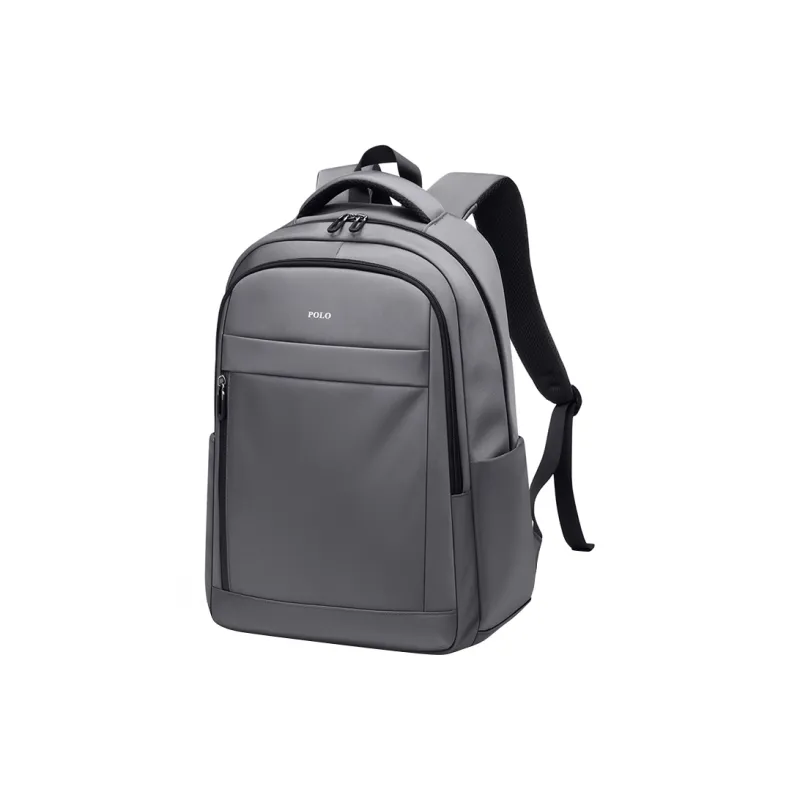 POLO Fabric Backpack Regular Men's Black/Gray Green-5