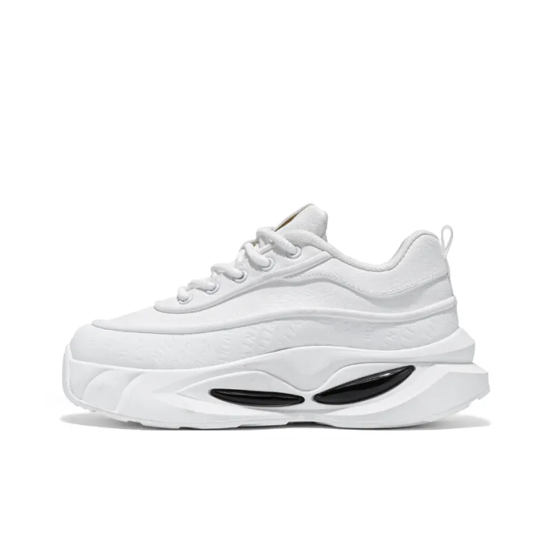 JANECO Slip Resistant, Abrasion Resistant, Breathable Low Top Chunky Sneakers Men's-6