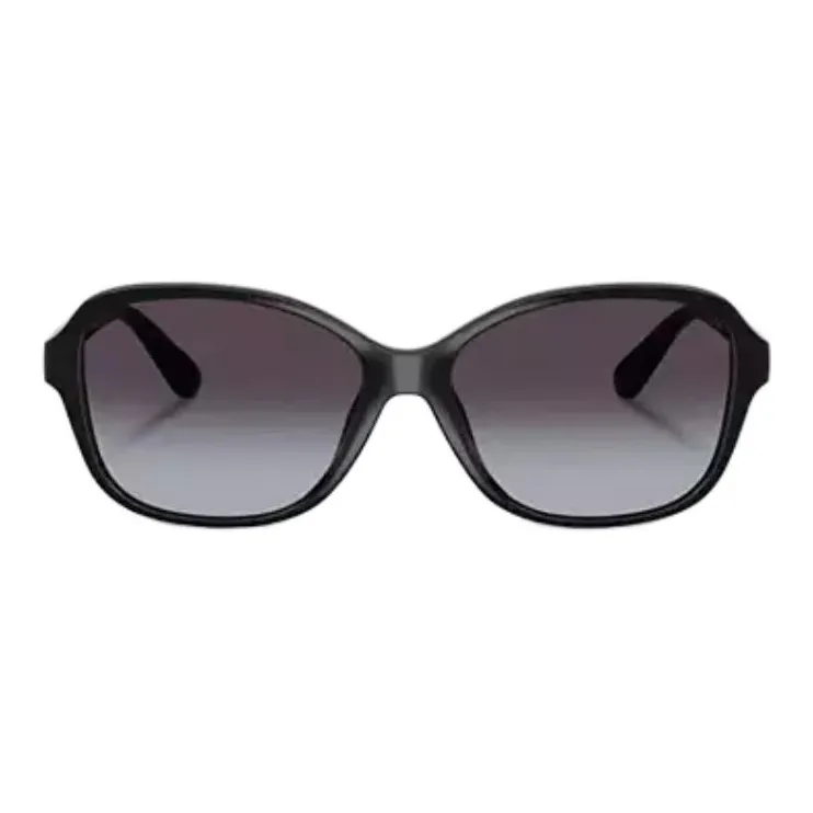 COACH Plastic Irregular Shape Sunglasses Women's Black-1