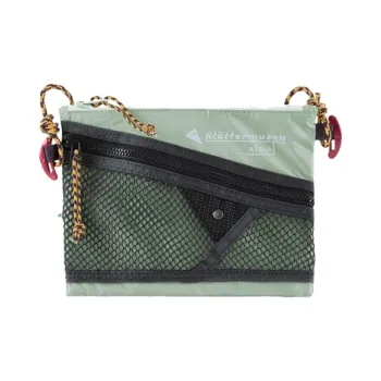 KLATTERMUSEN Polyamide Crossbody Bag, Shoulder Bag Small Size Unisex Light Green