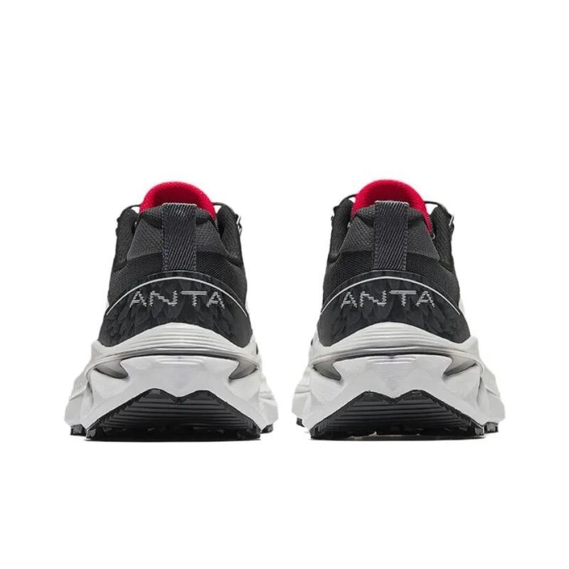 Anta Wild PRO Abrasion Resistant Slip Resistant Low Top Casual Running Shoes Men's Gray Black-3
