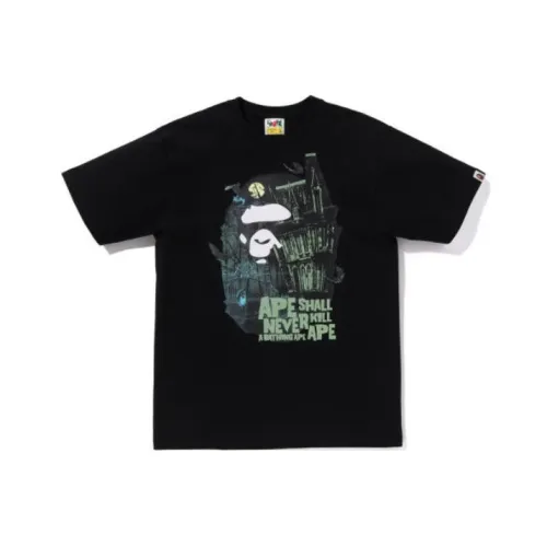 A BATHING APE Halloween Bape Mansion Ape Head Tee