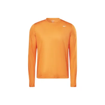 Reebok Training Long Sleeve Tech T-Shirt Men's Orange