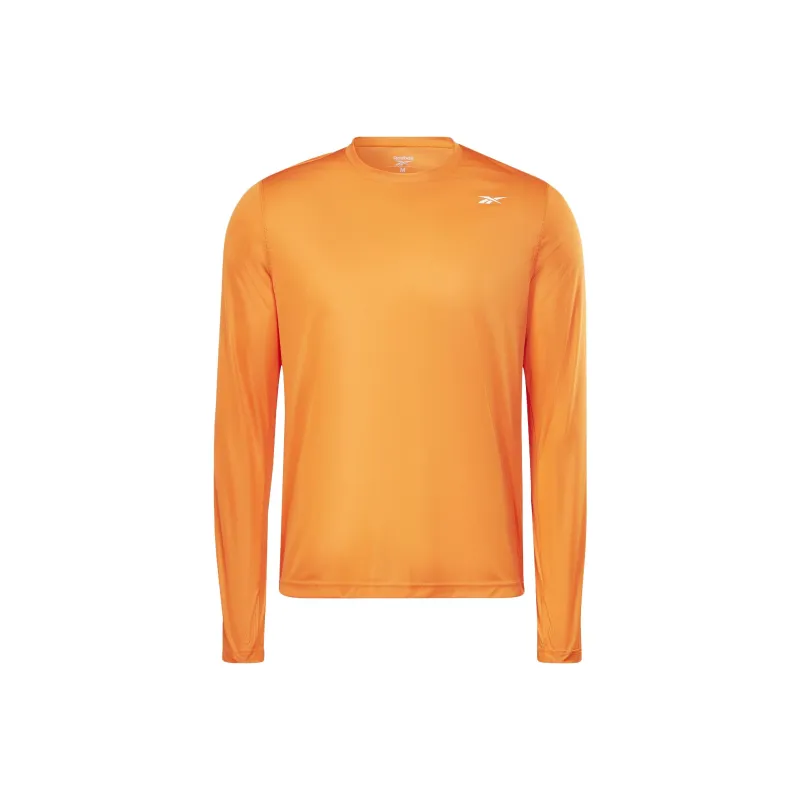 Reebok Training Long Sleeve Tech T-Shirt Men's Orange-0