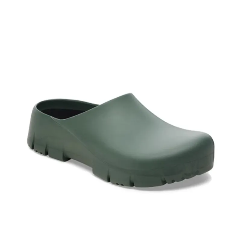 Birkenstock Slip Resistant Wrap toe Slippers Unisex Green Regular Loose Fit-1