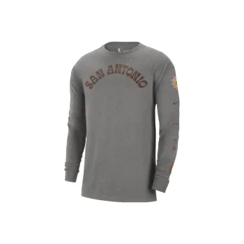 Nike San Antonio Spurs 2023/24 City Edition T-Shirt City Edition 2023/24 San Antonio Spurs Men's Gray