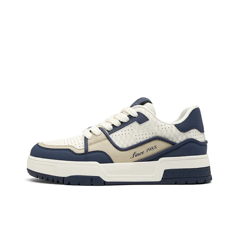 AOKANG Air Force One Series Anti Slip And Wear Resistant Lightweight Height Increasing Low Top Skateboard Shoes Men's-7