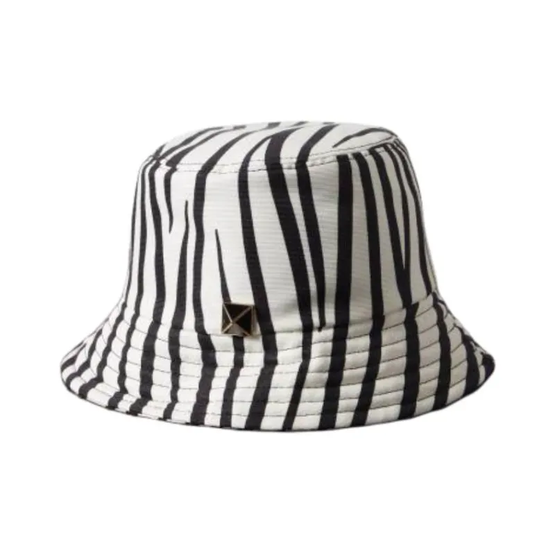 Valentino Polyester Bucket Hats Unisex White-0