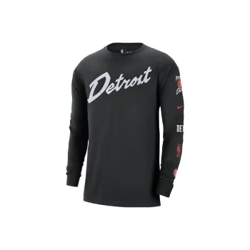 Nike Detroit Pistons 2023/24 City Edition T-Shirt City Edition 2023/24 Season Detroit Pistons Men's Black