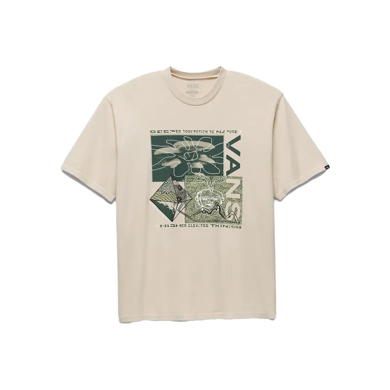Vans T-Shirts Men Beige-0