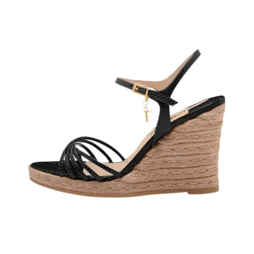 TF Cabana Strap Sandals 8.5cm Women's Black