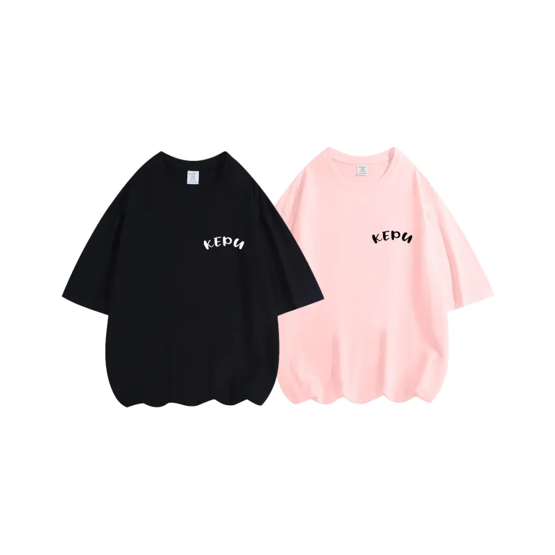 Kepu T Shirt Unisex 2 Pack 2 Pack White+White-12