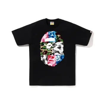 A BATHING APE Abc Camo Crazy Big Ape Head Tee