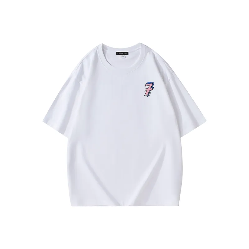 CHARLIE GOLF T Shirt Unisex White-1