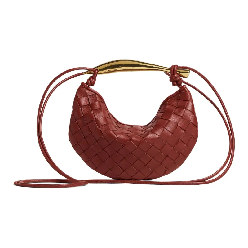 Bottega Veneta SARDINE Lambskin Crossbody Bag, Handbag Women's Sand-2
