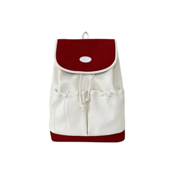 Deli Bear Nylon Backpack Women's Red/Blue/Black/Yellow/Green