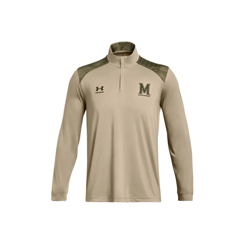 Under Armour University Of Maryland College Park T-Shirt Men's Khaki-0