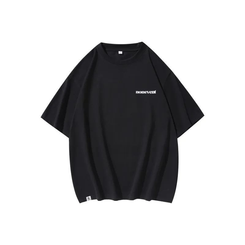 NONEVENT T-Shirt Unisex Charcoal Black-0