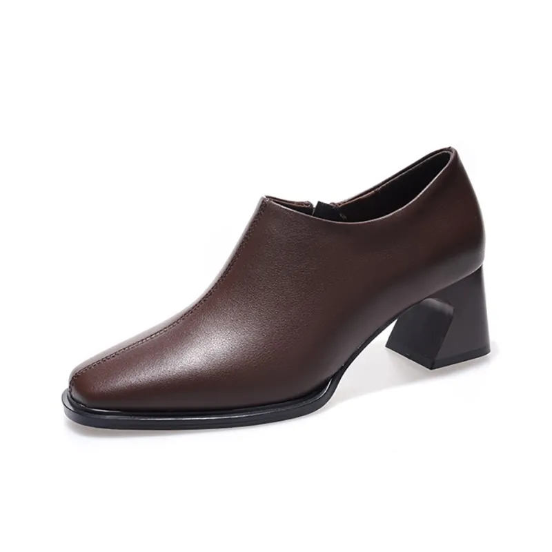 Devanro Chunky Heel High Heels 5.5cm Women's-5