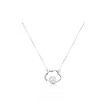 Di Su Xing 925 Silver Imitation Pearl Necklaces Women's