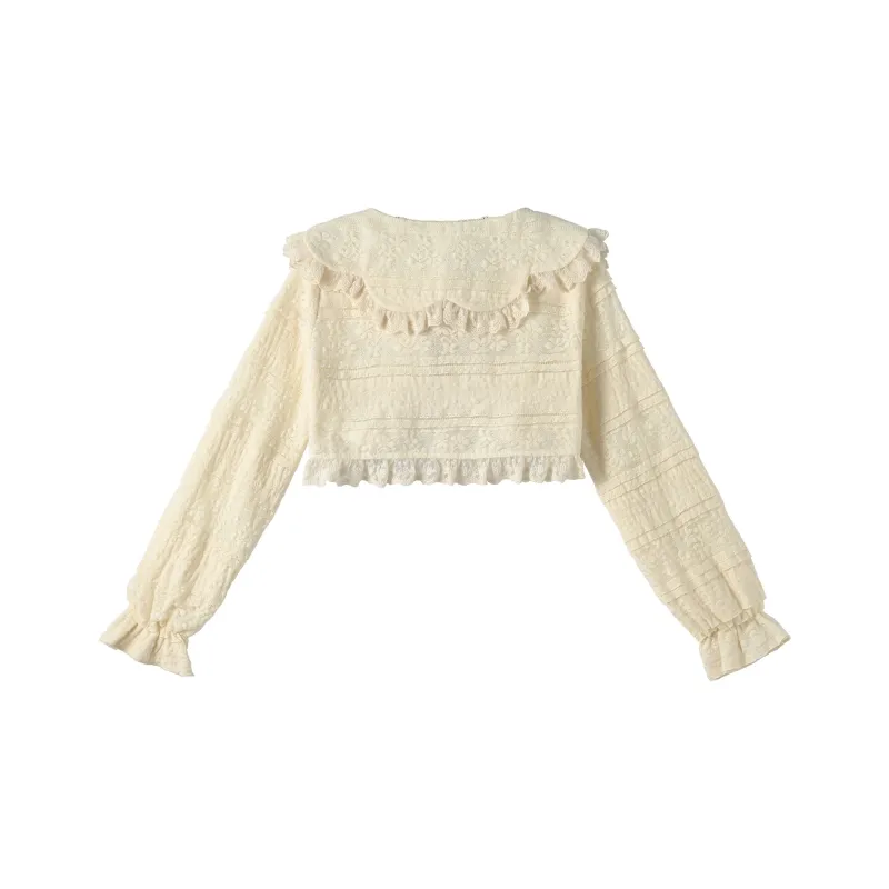 SNBL Cropped Coats Women's Apricot-1