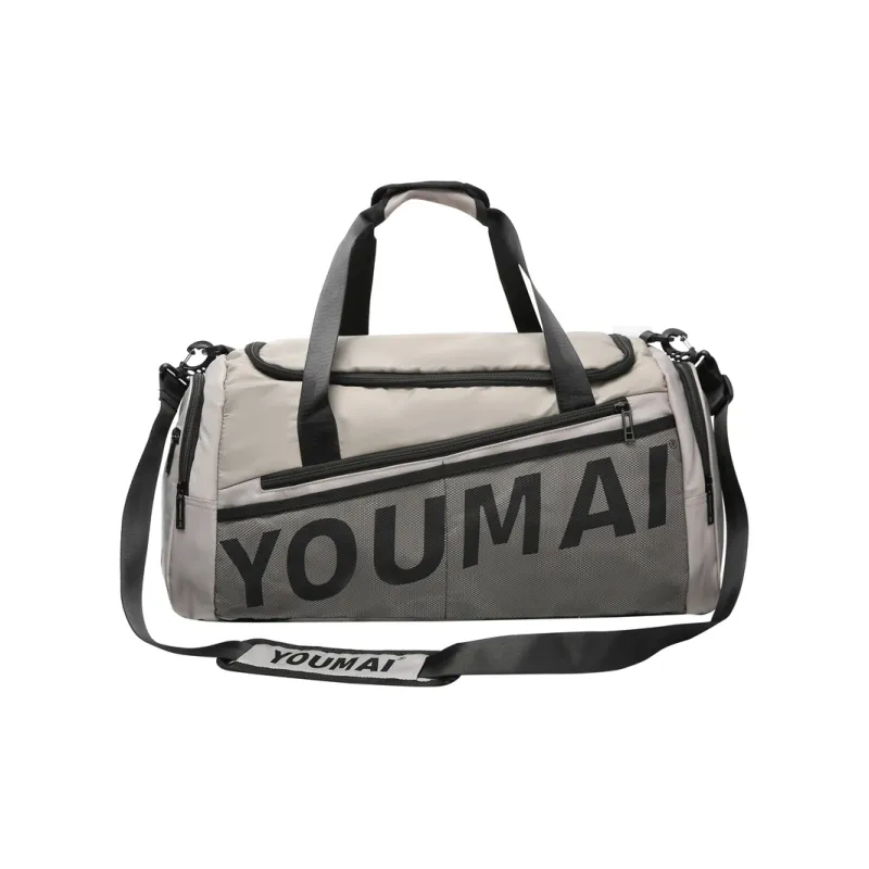 Deli Bear Nylon Gym Bag Large Size Unisex Black/Pink/Khaki/Purple/Army Green-9