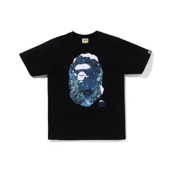 A BATHING APE Christmas Photo Ape Head Tee