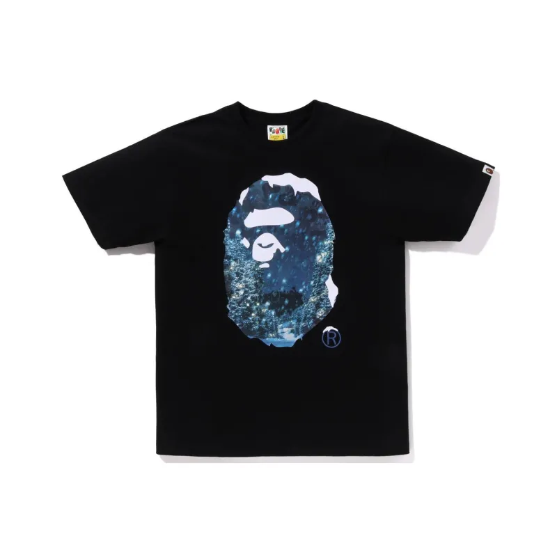 Bape Christmas Photo Ape Head Tee-0