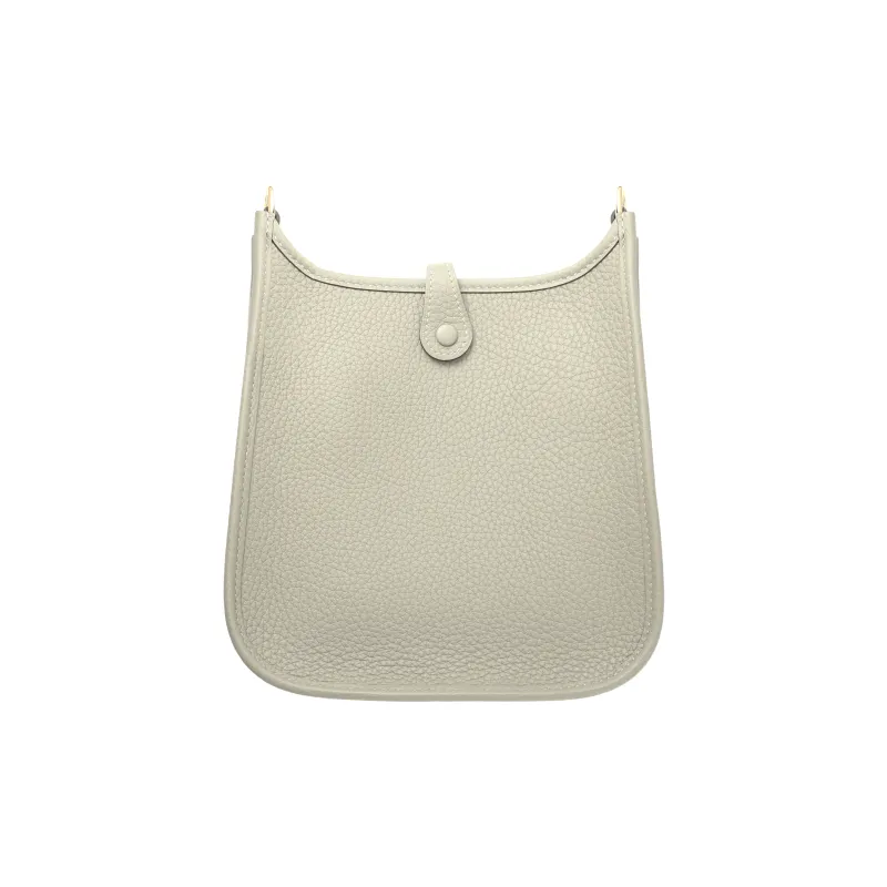 HERMES Cow Leather Backpack, Crossbody Bag, Shoulder Bag Women's Sage Green-2