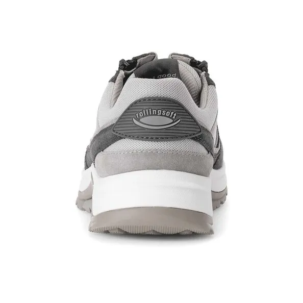 Gabor Rollingsoft Slip Resistant And Breathable Low Top Casual Shoes Men's Gray-4