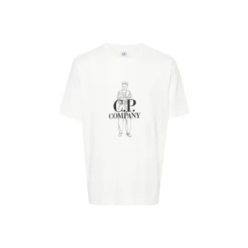 C.P.Company Logo print T Shirt