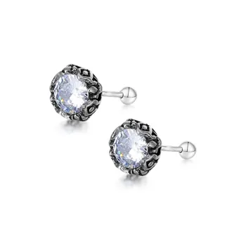 TRUE ME Titanium Steel Stud Earrings Unisex
