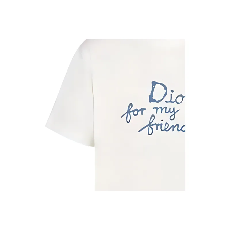 DIOR T Shirts Men White-2