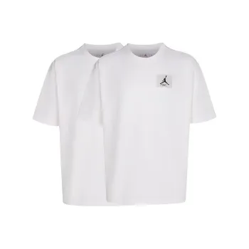 JORDAN T Shirts Men 2 Pack White
