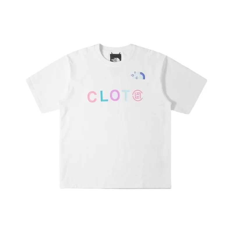 THE NORTH FACE x CLOT City Outdoor Collection SS24 T Shirt Unisex White-0