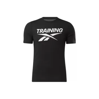 Reebok GS TRAINING VECTOR TEE T-Shirt Men's Black