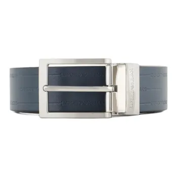 EMPORIO ARMANI Split Leather, Cow Leather, Leather Belts Unisex Green  