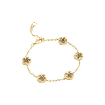 COACH Brass Plated Bracelets Women's Gold