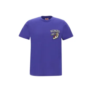 KENZO Tiger Embroidered Crewneck T Shirt