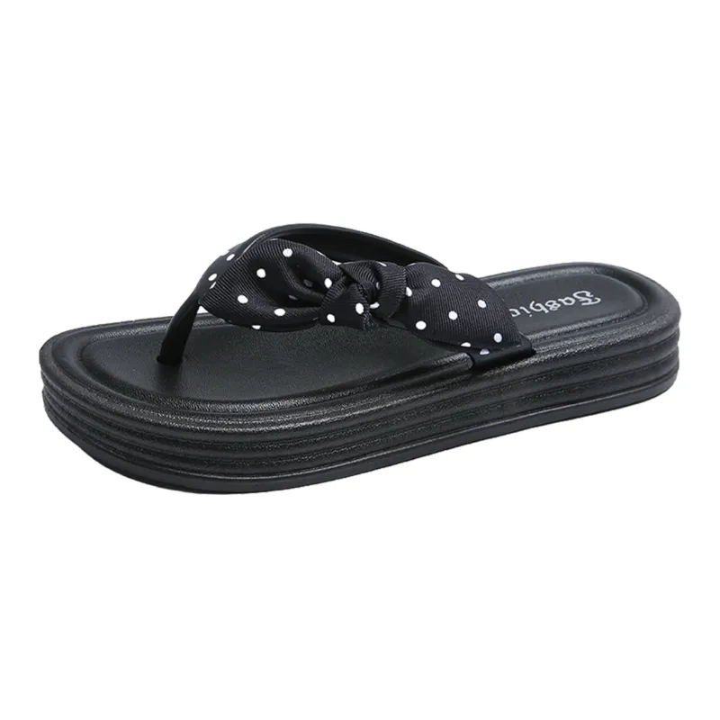 Ailise Sandal Slippers Black/White-0