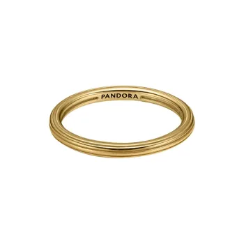 Pandora 14K Gold, Gold Plated Rings Unisex Gold