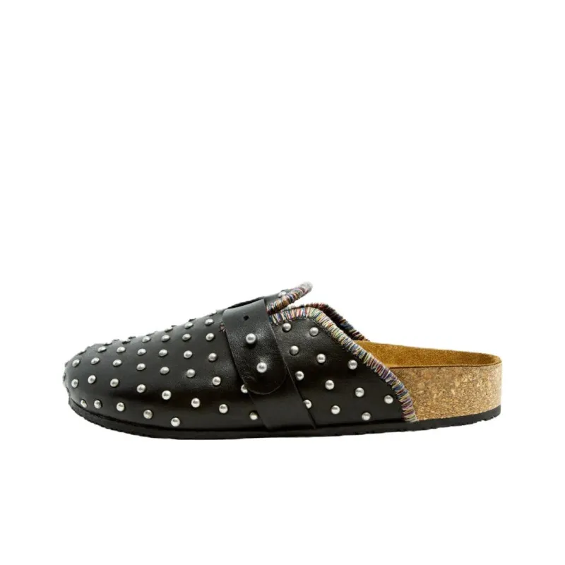 Arizona Love Abrasion Resistant Wrap toe Slippers Women's Black-0