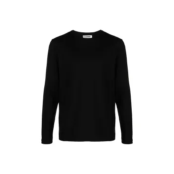 JIL SANDER Long-sleeve Cotton T-shirt
