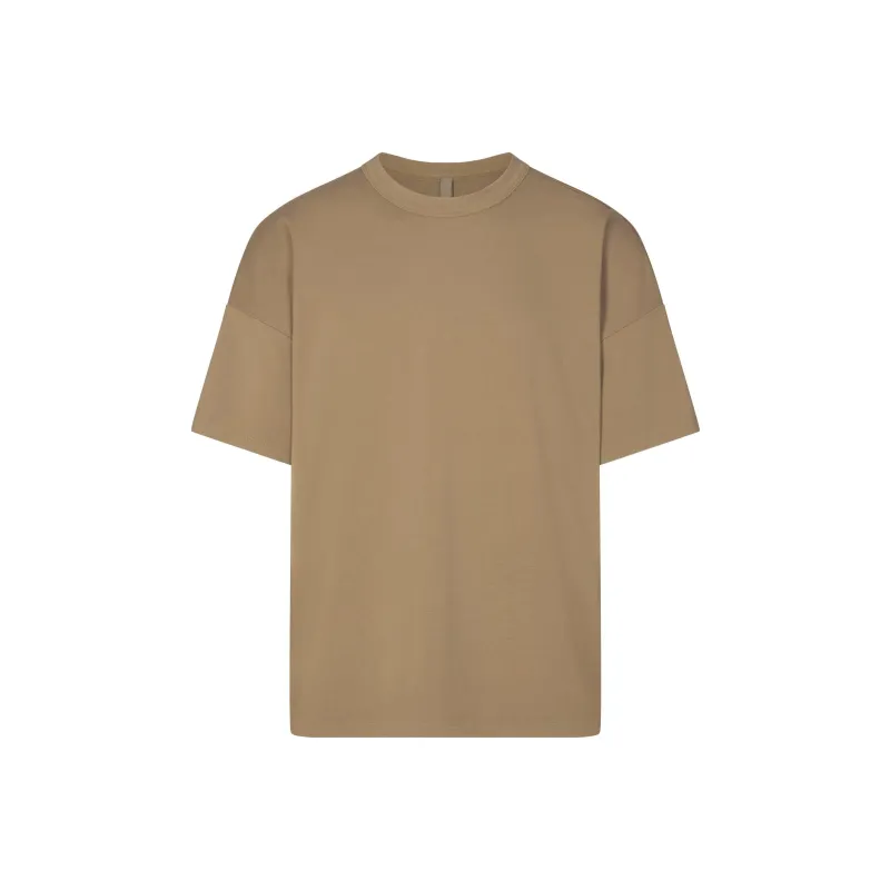 SKIMS JERSEY LOUNGE MENS RELAXED T-SHIRT T-Shirt Men's KHAKI/Khaki-0