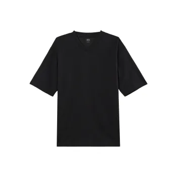 UNIQLO Drop Shoulder Sleeve T Shirt Men's Black